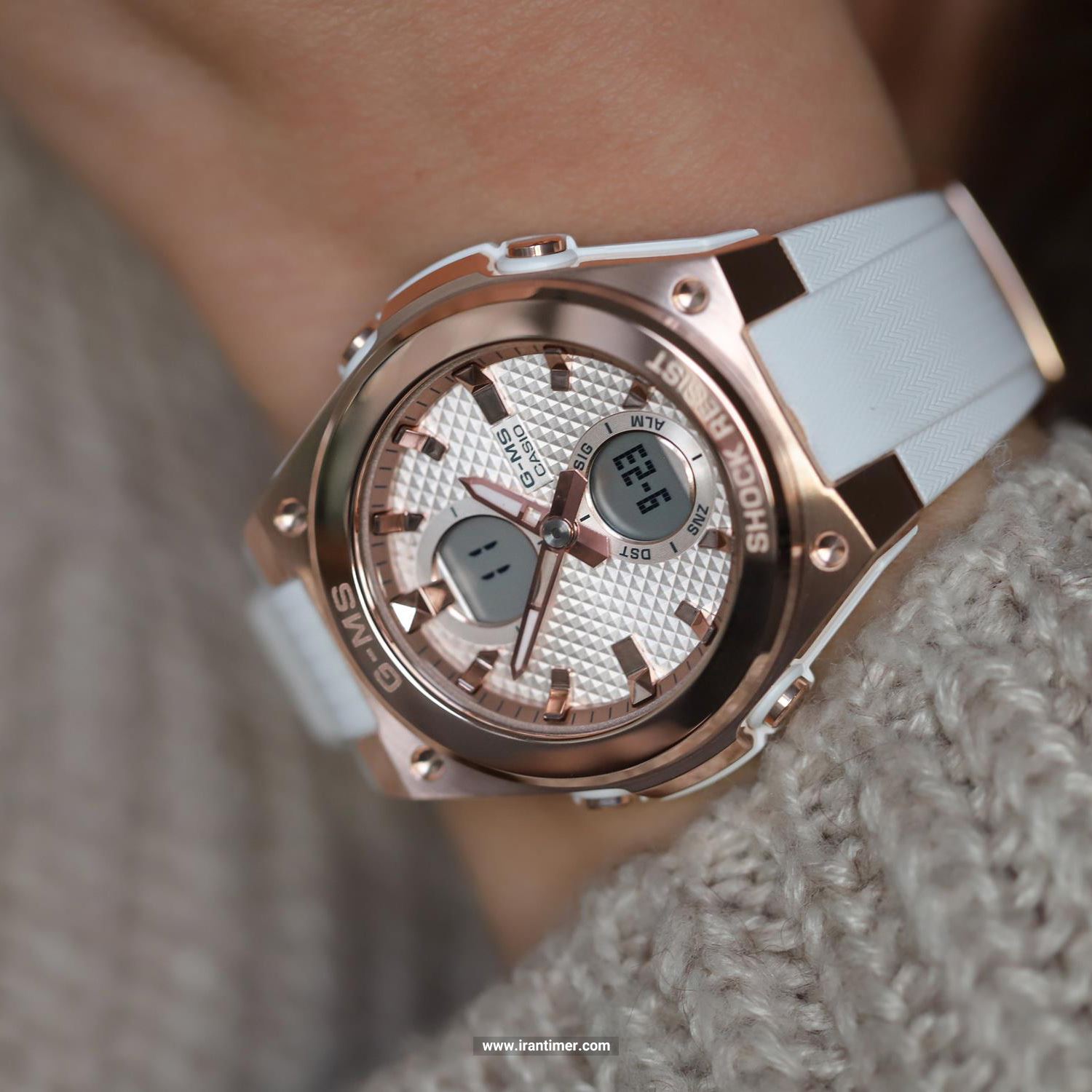 قیمت و خرید ساعت مچی زنانه کاسیو (CASIO) جی شاک مدل MSG-C100G-7ADR اسپرت | اورجینال و اصلی