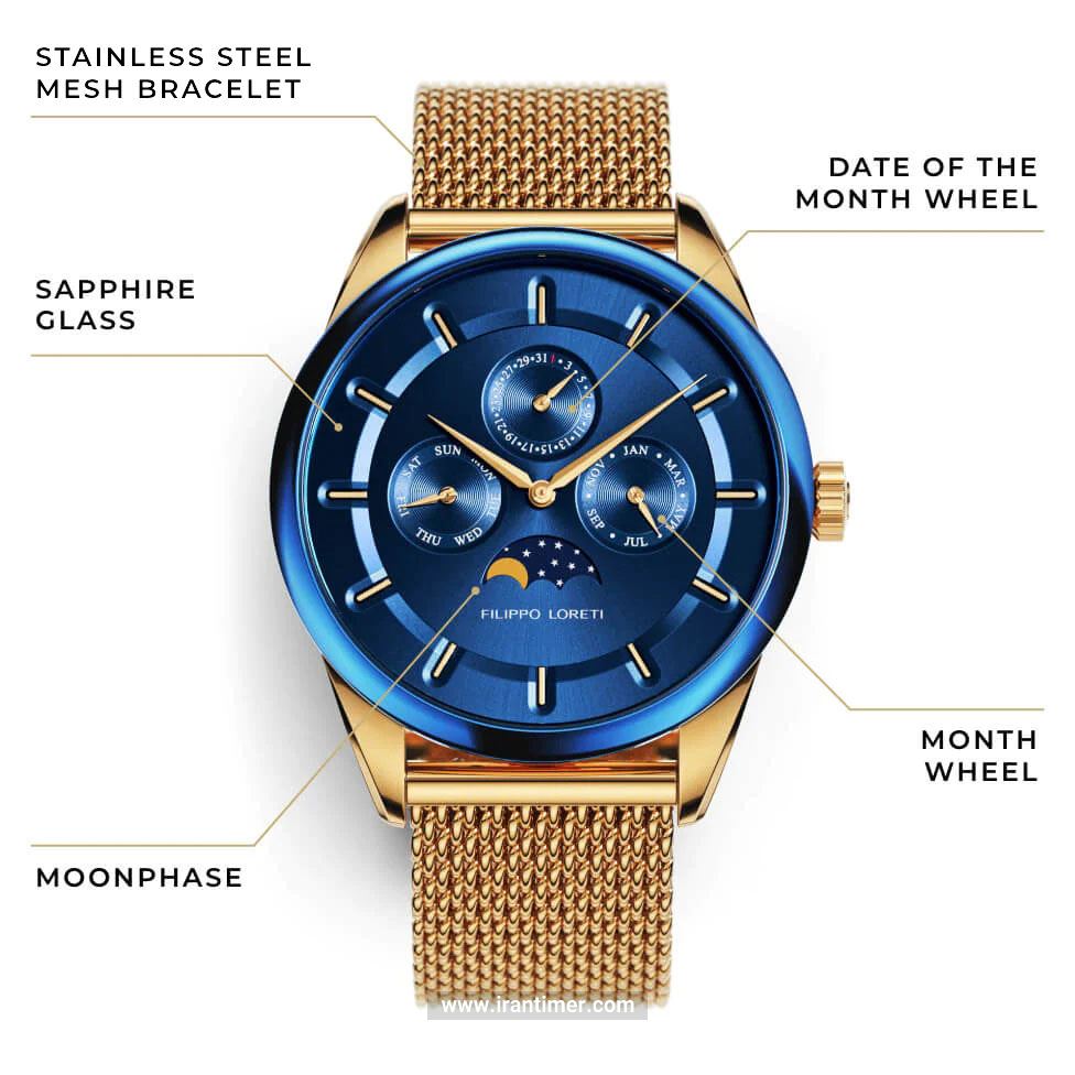 قیمت و خرید ساعت مچی مردانه فیلیپولورتی(Filippo Loreti) مدل FL40001 کلاسیک | اورجینال و اصلی