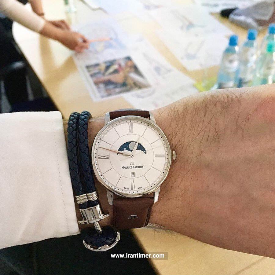 قیمت و خرید ساعت مچی مردانه موریس لاکروا(MAURICE LACROIX) مدل EL1108-SS001-110-1 کلاسیک | اورجینال و اصلی