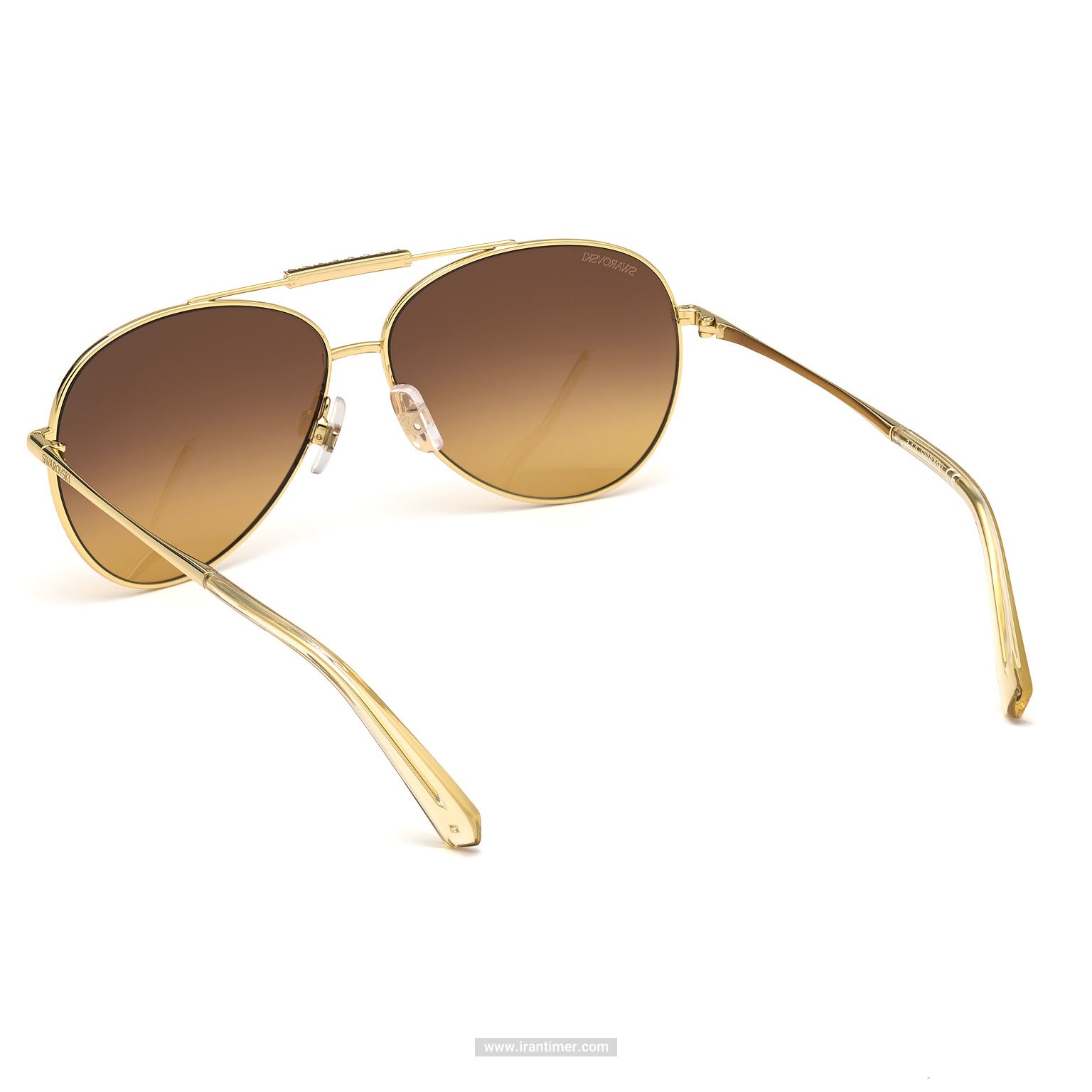 قیمت و خرید عینک آفتابی زنانه خلبانی (SWAROVSKI) مدل SK S 0308 30F 60 | اورجینال و اصلی