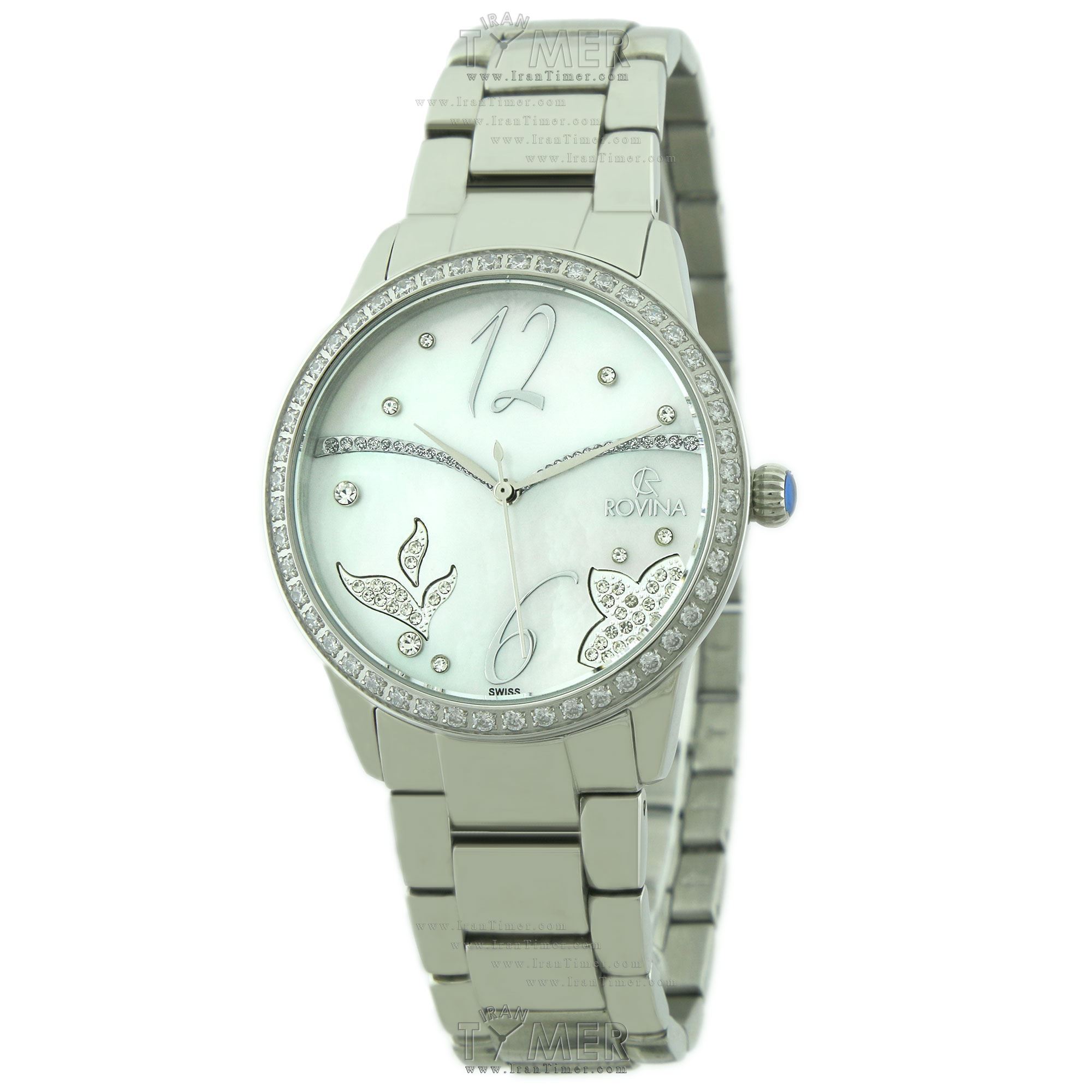 قیمت و خرید ساعت مچی زنانه رُوینا(ROVINA) مدل 22148L1BW فشن | اورجینال و اصلی
