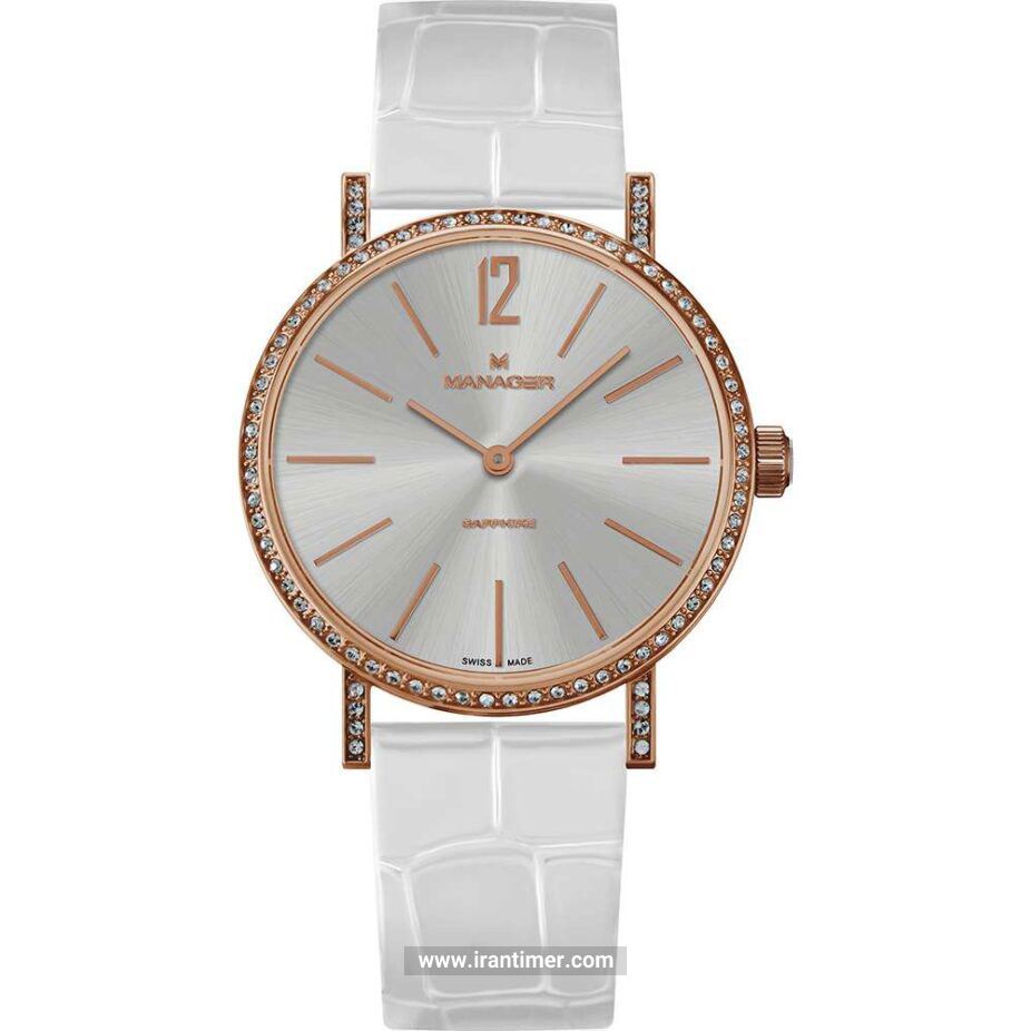 قیمت و خرید ساعت مچی زنانه منیجر(MANAGER) مدل MAN-PA-04-RL فشن | اورجینال و اصلی