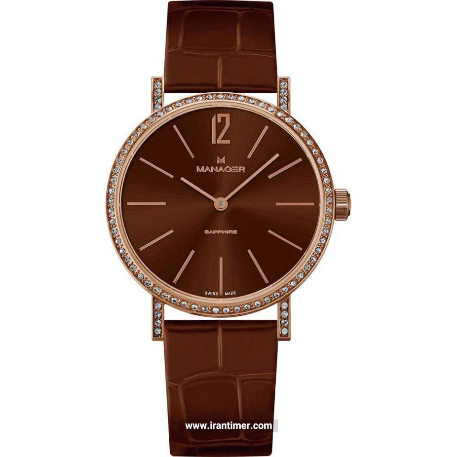 قیمت و خرید ساعت مچی زنانه منیجر(MANAGER) مدل MAN-PA-16-RL فشن | اورجینال و اصلی