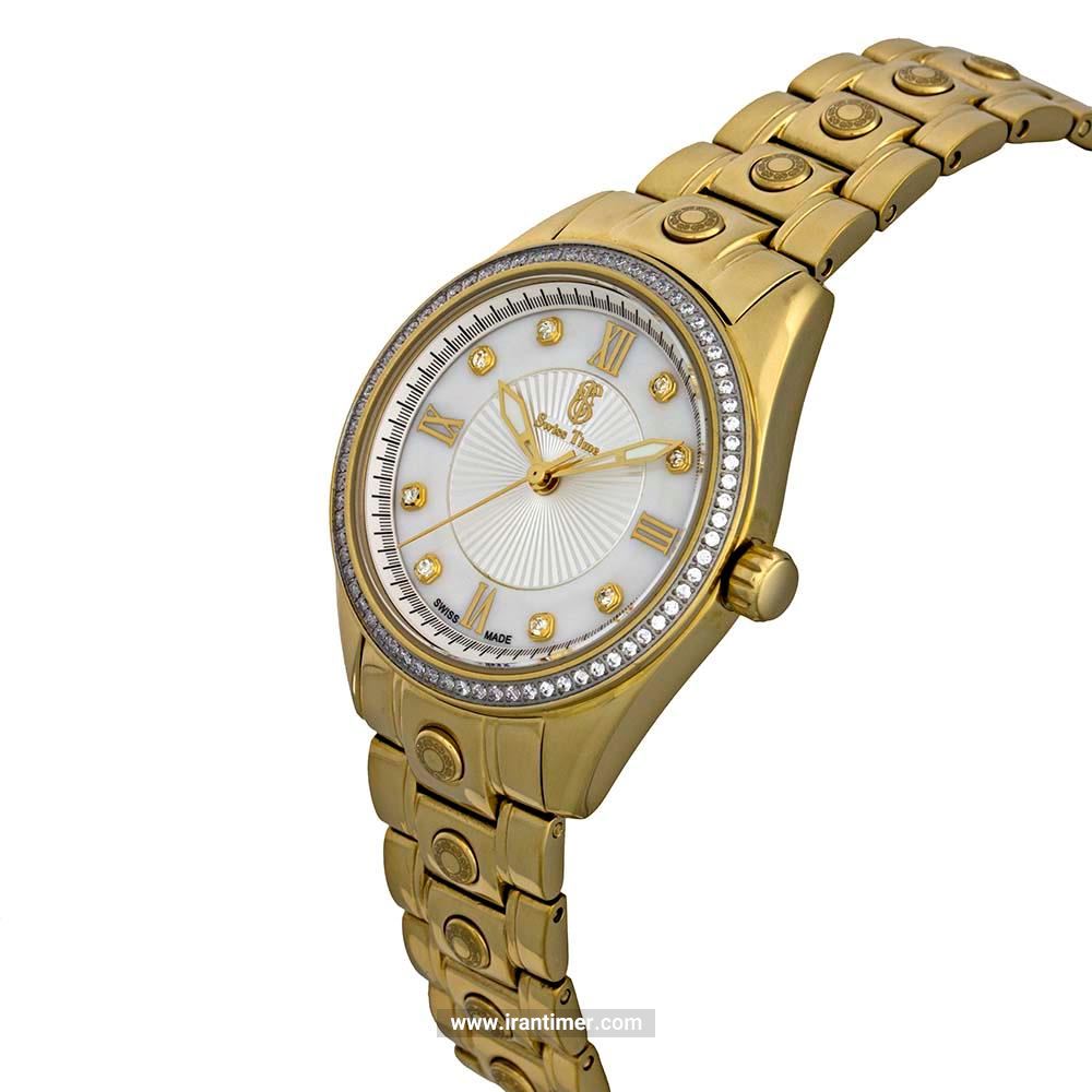 قیمت و خرید ساعت مچی زنانه سوئیس تایم(SWISS TIME) مدل ST 777-GP کلاسیک فشن | اورجینال و اصلی