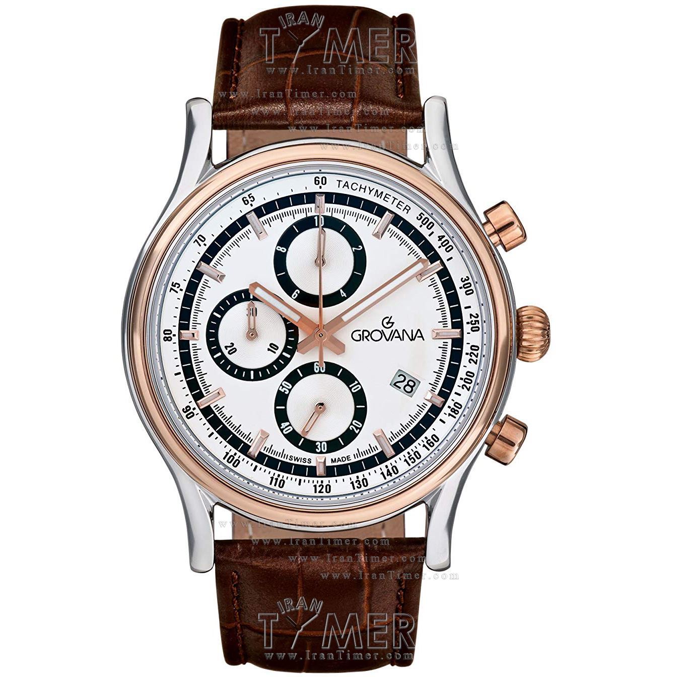 قیمت و خرید ساعت مچی مردانه گرووانا(GROVANA) مدل 1730.9552 کلاسیک | اورجینال و اصلی