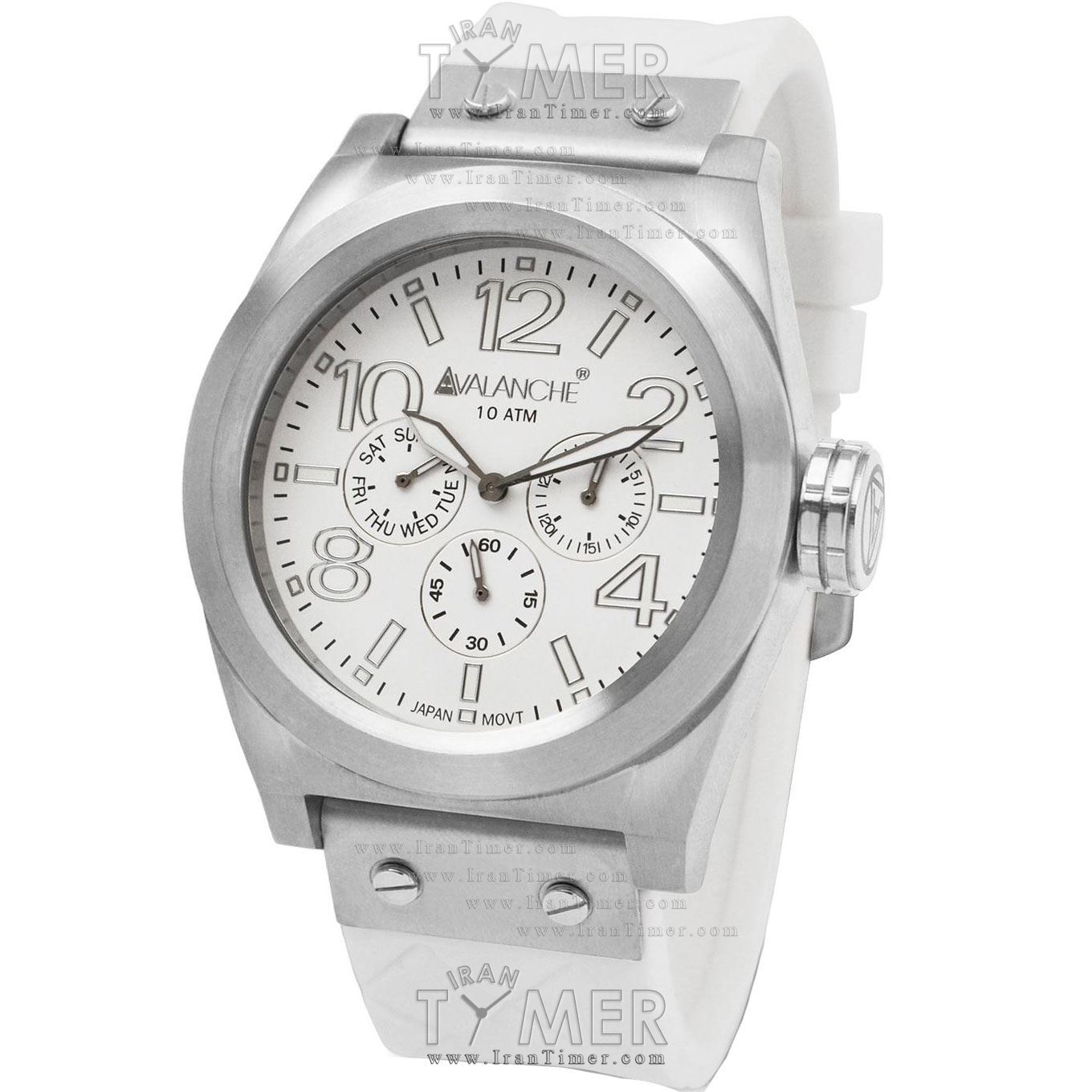 قیمت و خرید ساعت مچی مردانه اولانچ(AVALANCHE) مدل AV1027WHSIL اسپرت | اورجینال و اصلی