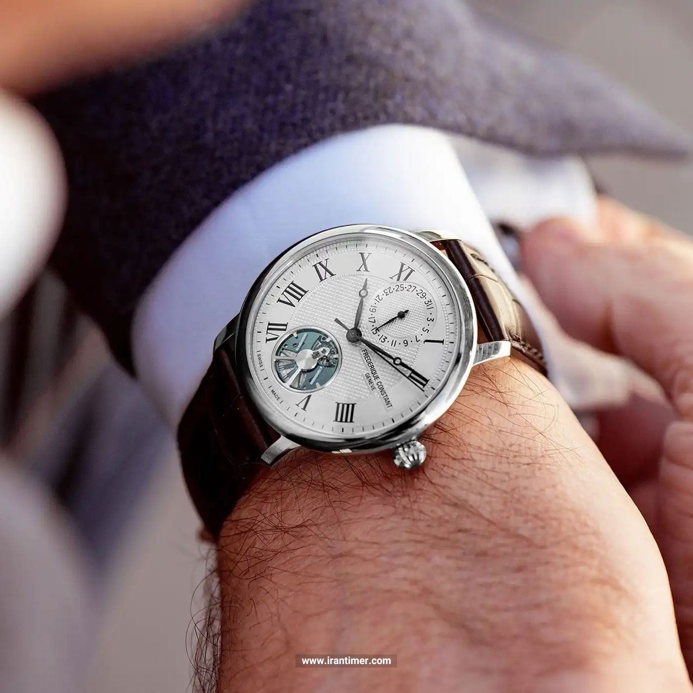 قیمت و خرید ساعت مچی مردانه فردریک کنستانت(FREDERIQUE CONSTANT) مدل FC-810MC3S6 کلاسیک | اورجینال و اصلی