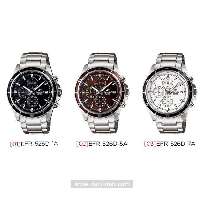 قیمت و خرید ساعت مچی مردانه کاسیو (CASIO) ادیفس(ادیفایس) مدل EFR-526D-1A کلاسیک | اورجینال و اصلی