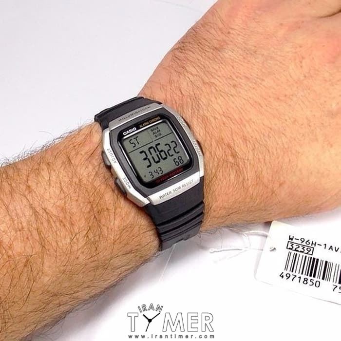 قیمت و خرید ساعت مچی مردانه کاسیو (CASIO) جنرال مدل W-96H-1AVDF اسپرت | اورجینال و اصلی
