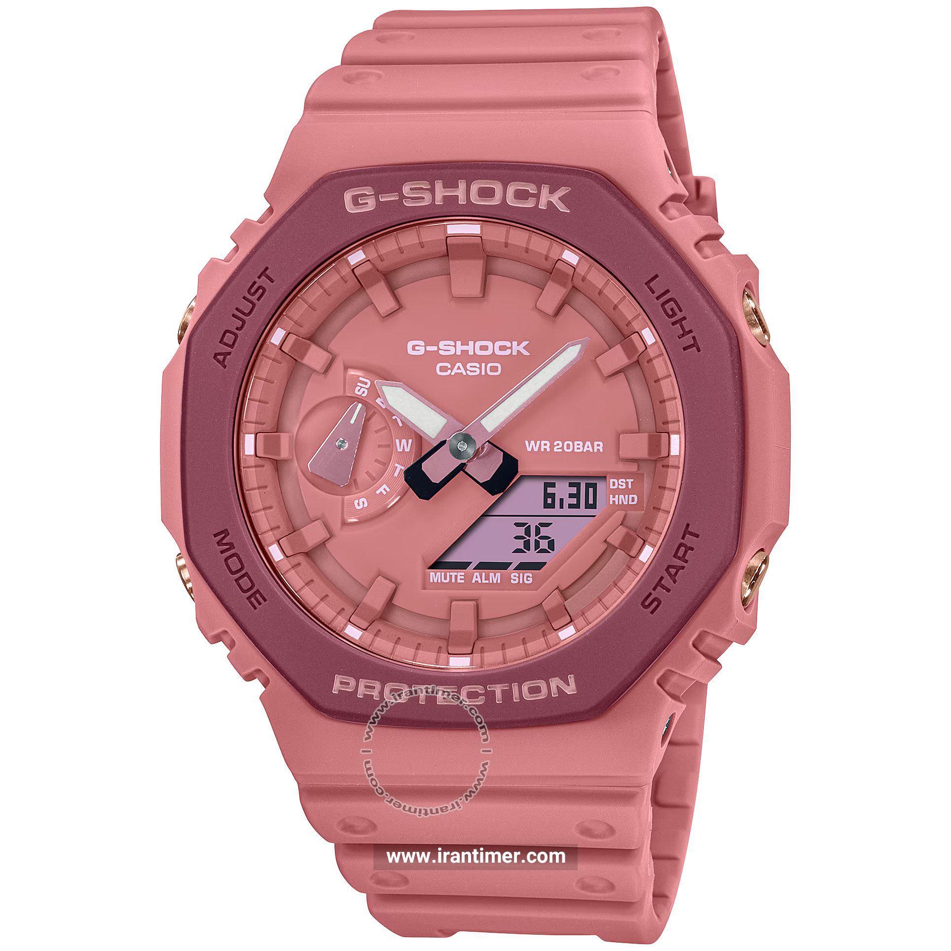 قیمت و خرید ساعت مچی زنانه کاسیو (CASIO) جی شاک مدل GA-2110SL-4A4DR اسپرت | اورجینال و اصلی