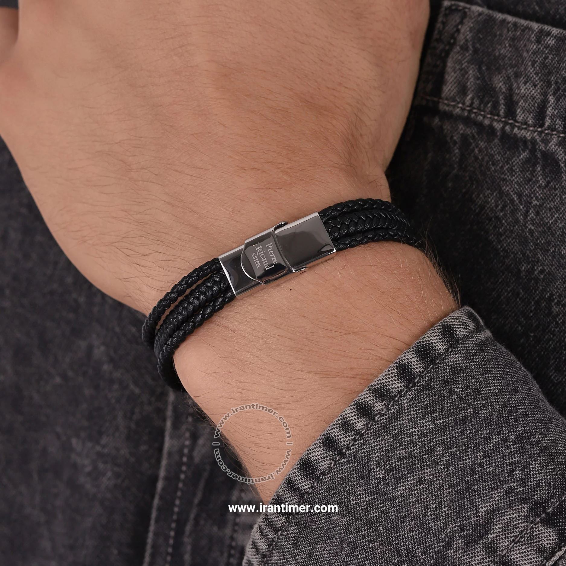 قیمت و خرید دستبند باز مردانه پیر ریکاد(Pierre Ricaud) مدل PR641.5BL اسپرت (ورزشی) کلاسیک | اورجینال و اصلی