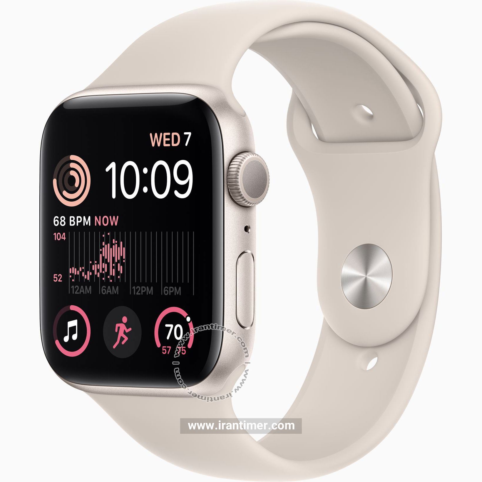 قیمت و خرید ساعت مچی مردانه زنانه اپل واچ(Apple Watch) مدل Se 2022 44mm-Beige اسپرت | اورجینال و اصلی