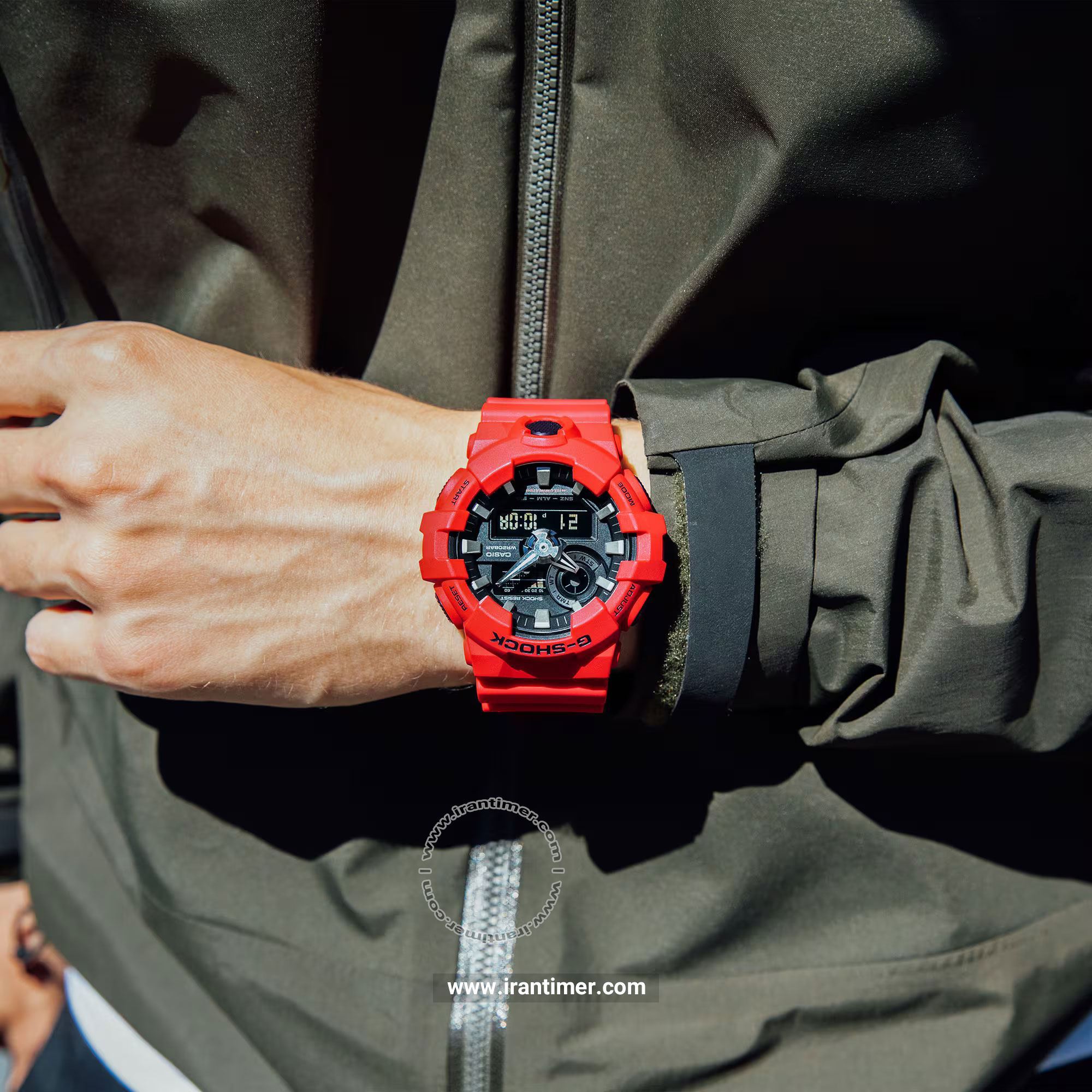 قیمت و خرید ساعت مچی مردانه کاسیو (CASIO) جی شاک مدل GA-700-4ADR اسپرت | اورجینال و اصلی