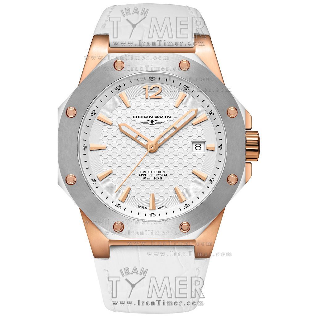 قیمت و خرید ساعت مچی مردانه کورناوین(CORNAVIN) مدل COR2021-2010/BR کلاسیک | اورجینال و اصلی