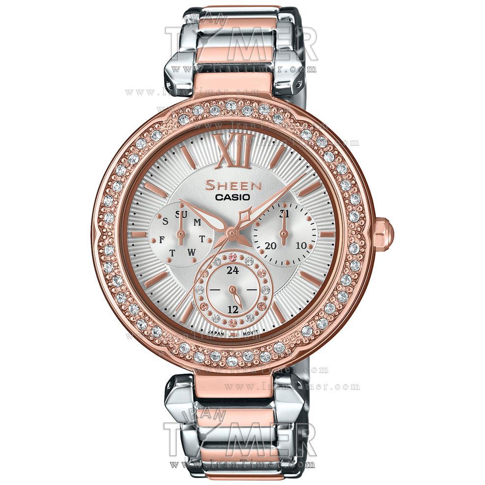 قیمت و خرید ساعت مچی زنانه کاسیو (CASIO) شین مدل SHE-3061SPG-7AUDR فشن | اورجینال و اصلی
