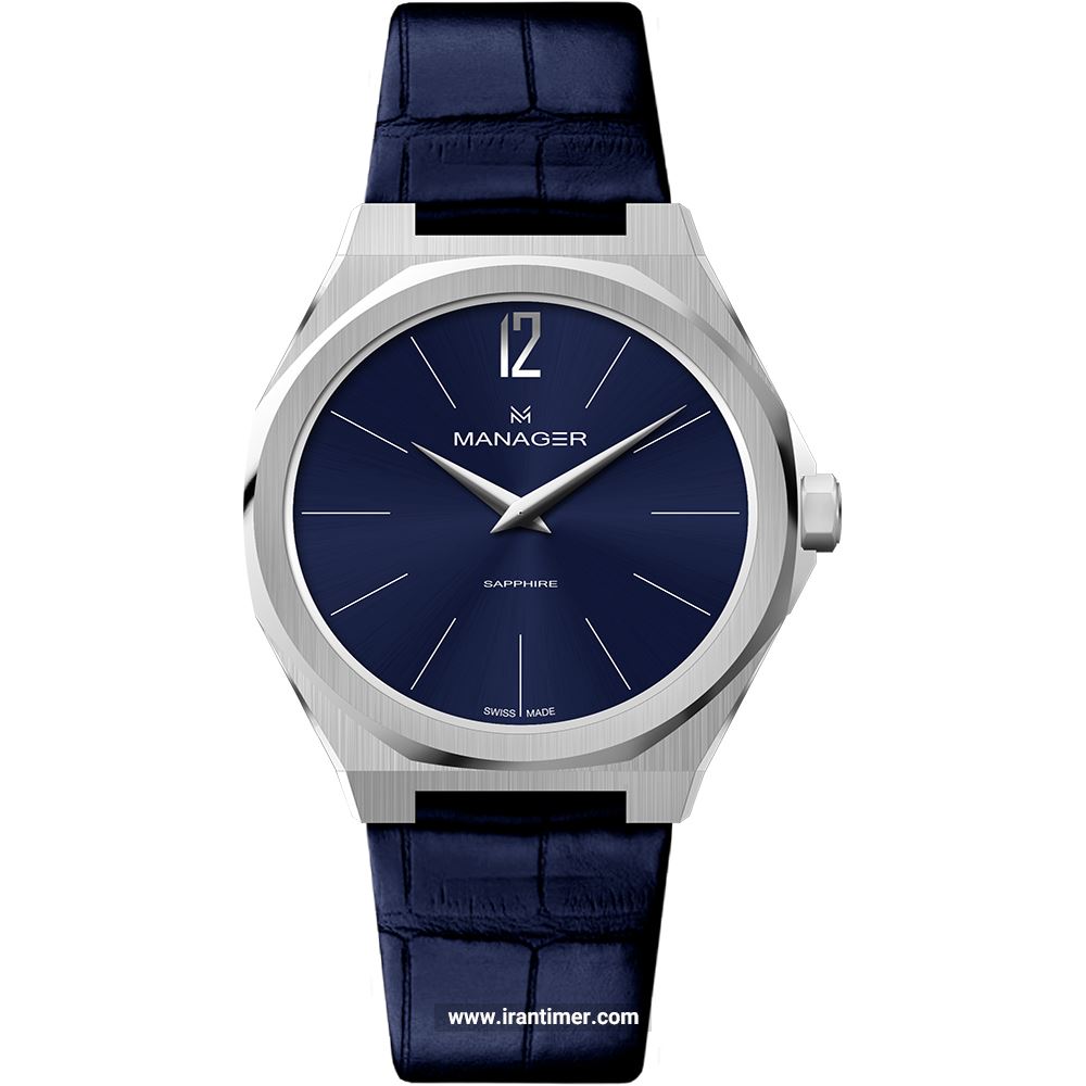 قیمت و خرید ساعت مچی مردانه منیجر(MANAGER) مدل MAN-RF-03-SL کلاسیک | اورجینال و اصلی