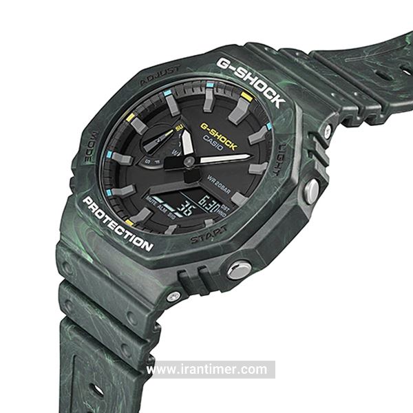 قیمت و خرید ساعت مچی مردانه کاسیو (CASIO) جی شاک مدل GA-2100FR-3ADR اسپرت | اورجینال و اصلی
