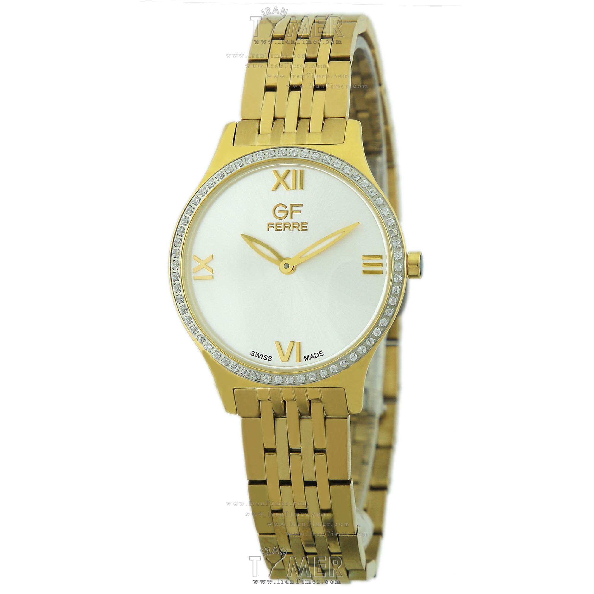 قیمت و خرید ساعت مچی زنانه جی اف فره(GF FERRE) مدل GF.GP74472.2.2 کلاسیک | اورجینال و اصلی