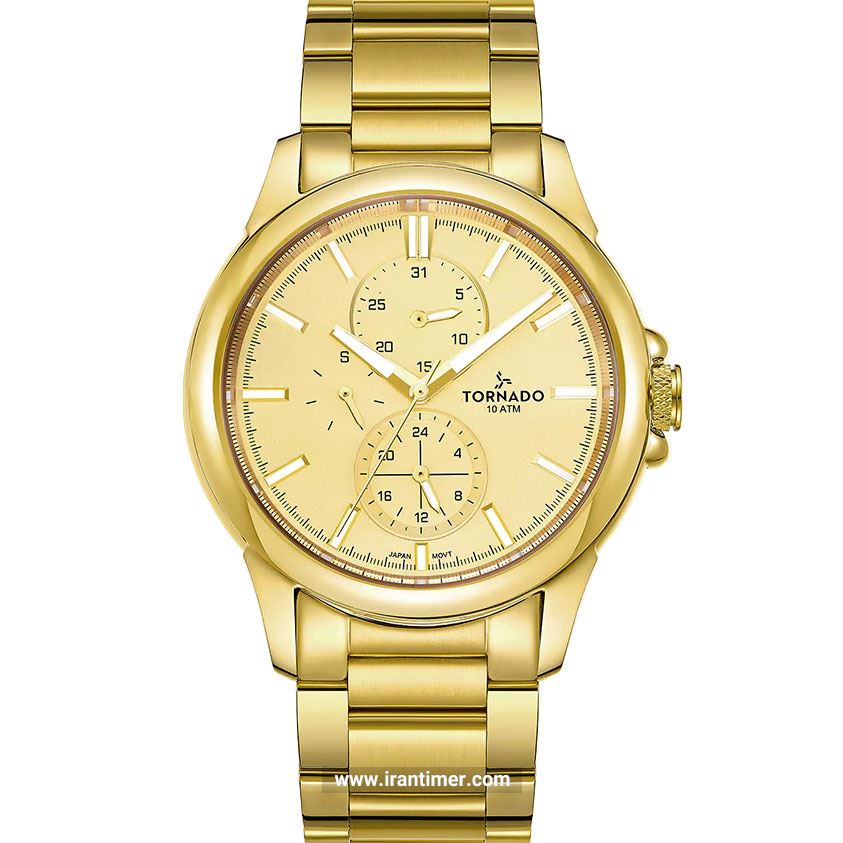 قیمت و خرید ساعت مچی مردانه تورنادو(Tornado) مدل T6107-GBGC کلاسیک | اورجینال و اصلی