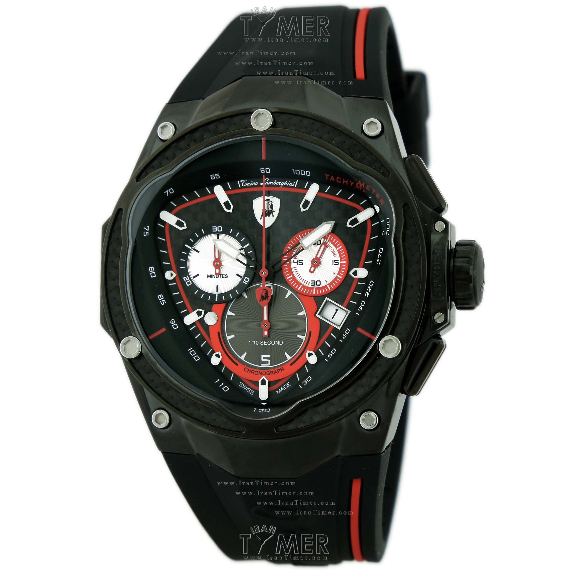 قیمت و خرید ساعت مچی مردانه لامبورگینی(LAMBORGHINI) مدل TLREDLINE05 اسپرت | اورجینال و اصلی