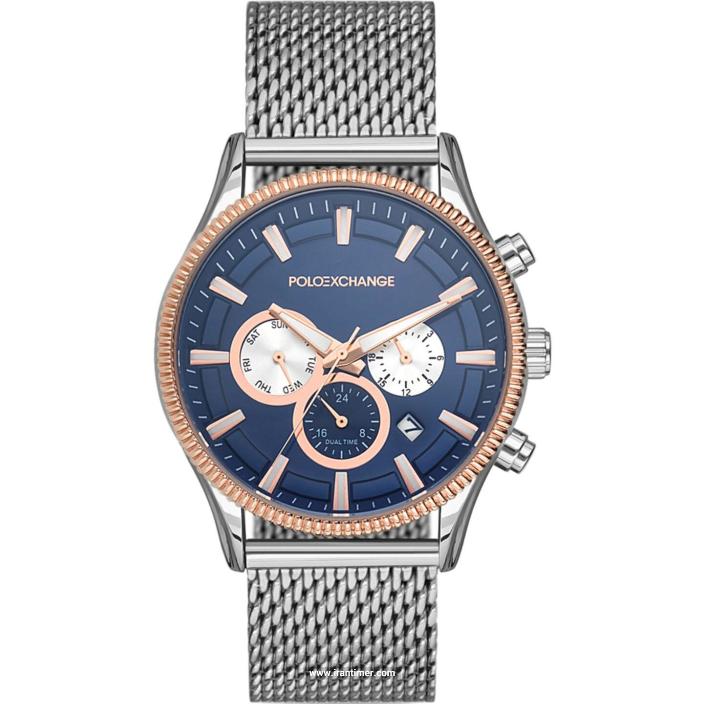 قیمت و خرید ساعت مچی مردانه پولو اکسچنج(POLO EXCHANGE) مدل PX0139-01 کلاسیک | اورجینال و اصلی