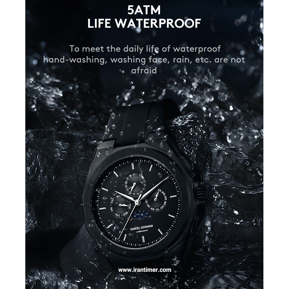 قیمت و خرید ساعت مچی مردانه دنیل گورمن(Daniel Gorman) مدل DG9199.KKK اسپرت | اورجینال و اصلی
