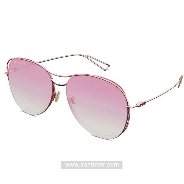 قیمت و خرید عینک آفتابی زنانه خلبانی (Molsion) مدل MS-S/8023/B61*58 | اورجینال و اصلی