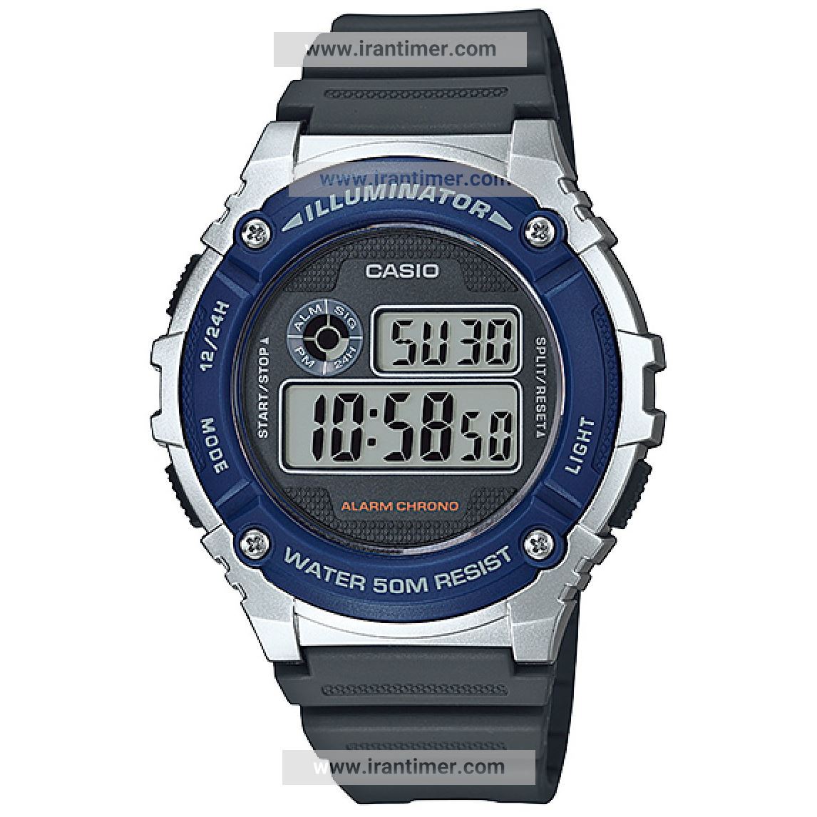قیمت و خرید ساعت مچی مردانه کاسیو (CASIO) جنرال مدل W-216H-2AVDF اسپرت | اورجینال و اصلی