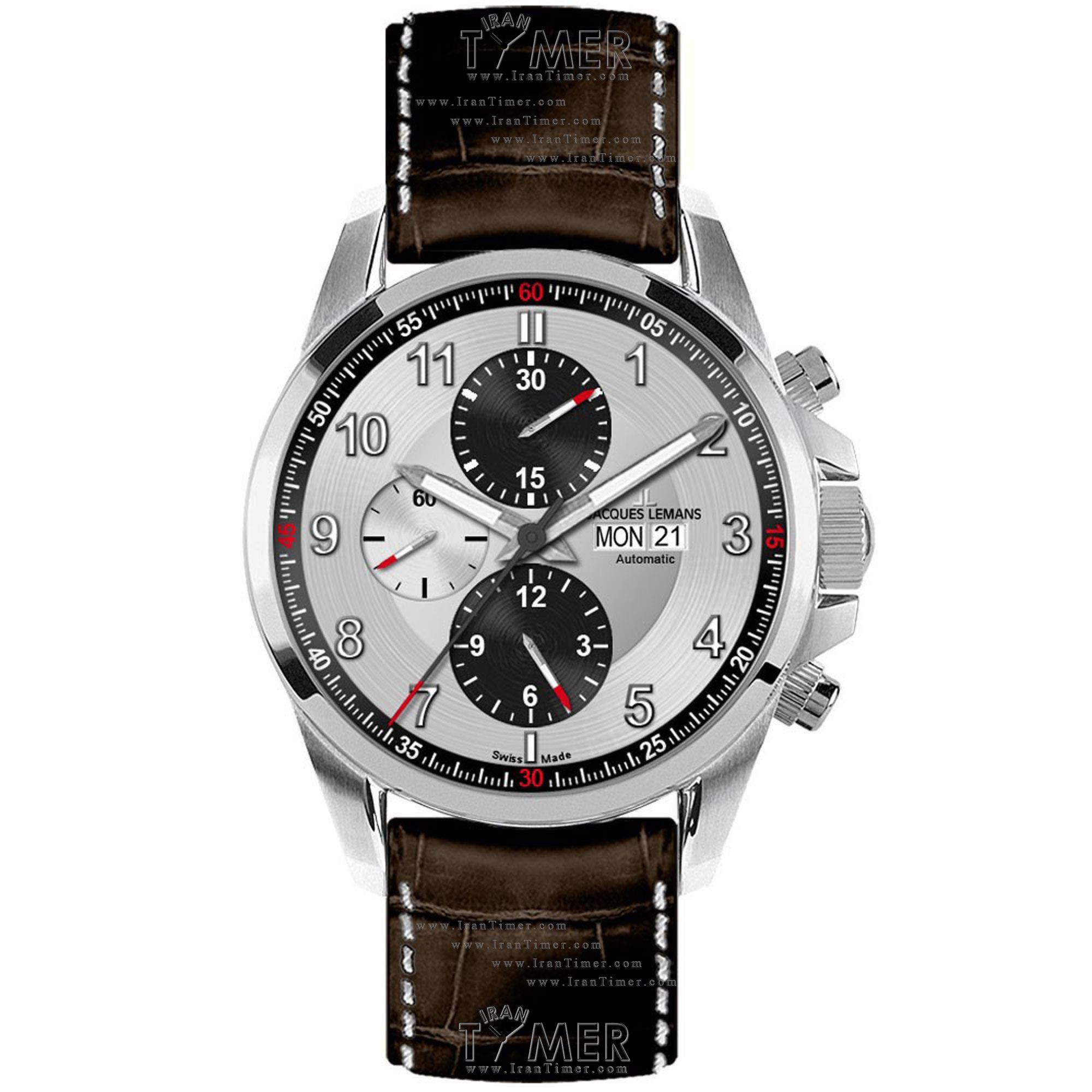 قیمت و خرید ساعت مچی مردانه ژاک لمن(JACQUES LEMANS) مدل 1-1750B کلاسیک اسپرت | اورجینال و اصلی