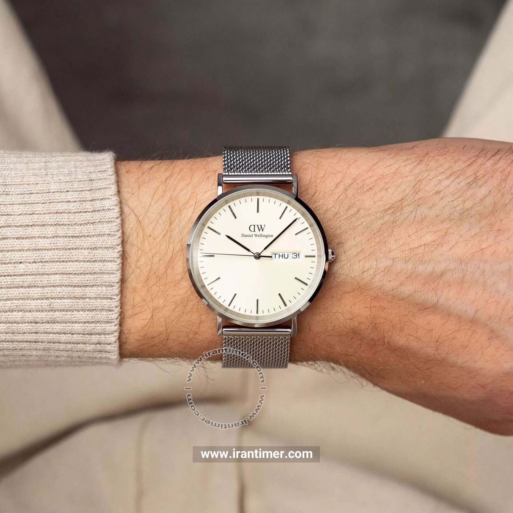 قیمت و خرید ساعت مچی مردانه دنیل ولینگتون(DANIEL WELLINGTON) مدل DW00100828 کلاسیک | اورجینال و اصلی