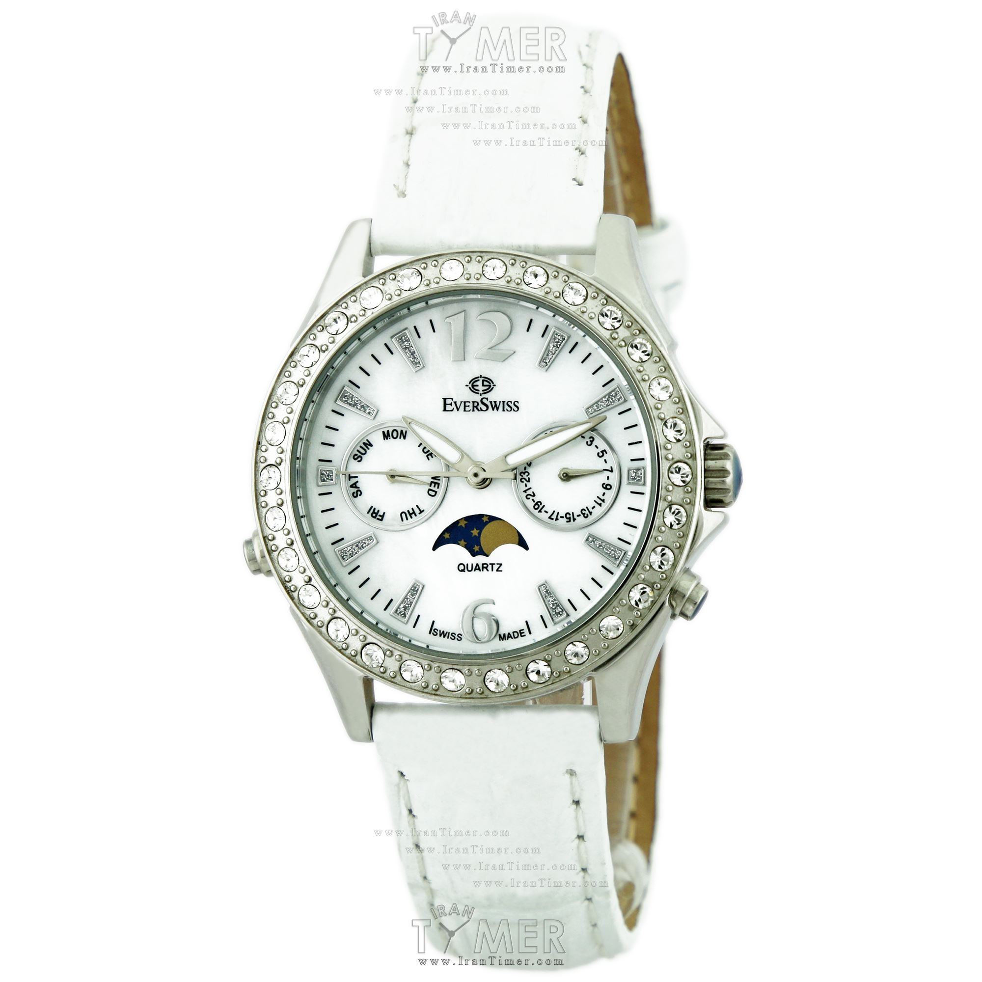 قیمت و خرید ساعت مچی زنانه اورسوئیس(EVER SWISS) مدل 19234-S255W کلاسیک فشن | اورجینال و اصلی