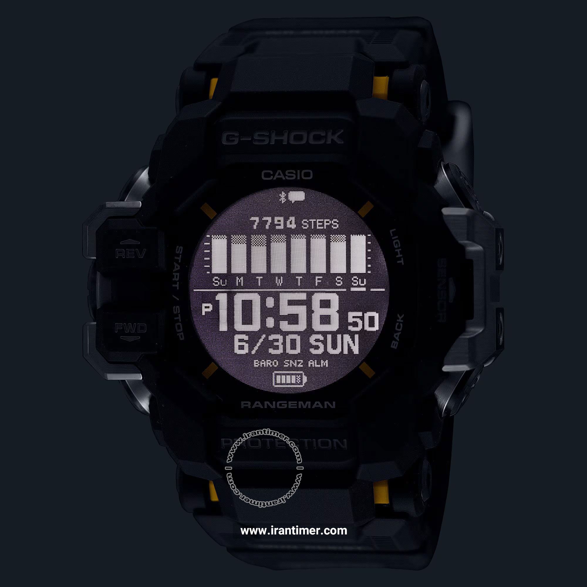 قیمت و خرید ساعت مچی مردانه کاسیو (CASIO) جی شاک مدل GPR-H1000-1DR اسپرت | اورجینال و اصلی