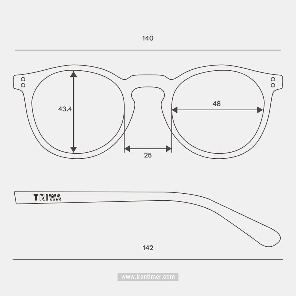 قیمت و خرید عینک آفتابی زنانه مردانه کلاسیک (TRIWA) مدل midnight otto | اورجینال و اصلی
