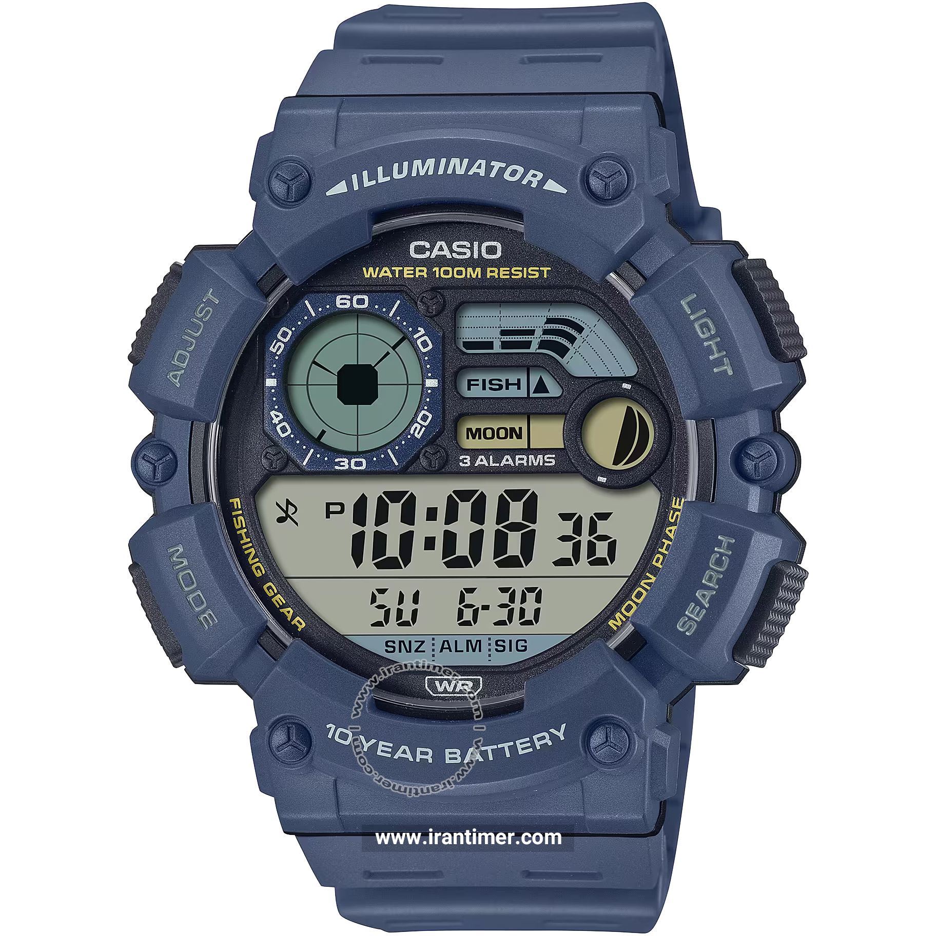 قیمت و خرید ساعت مچی مردانه کاسیو (CASIO) جنرال مدل WS-1500H-2AVDF اسپرت | اورجینال و اصلی