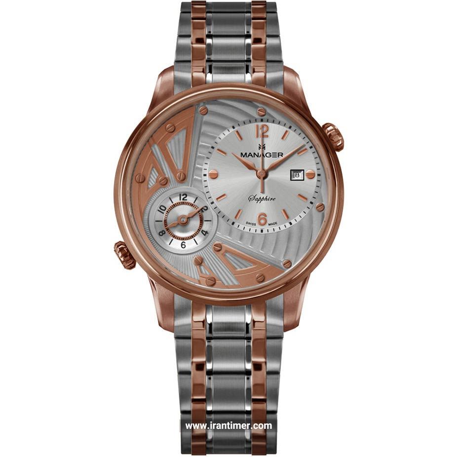 قیمت و خرید ساعت مچی مردانه منیجر(MANAGER) مدل MAN-TR-06-BM کلاسیک | اورجینال و اصلی