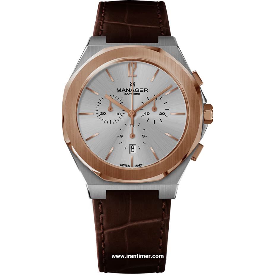 قیمت و خرید ساعت مچی مردانه منیجر(MANAGER) مدل MAN-RS-05-BL کلاسیک | اورجینال و اصلی