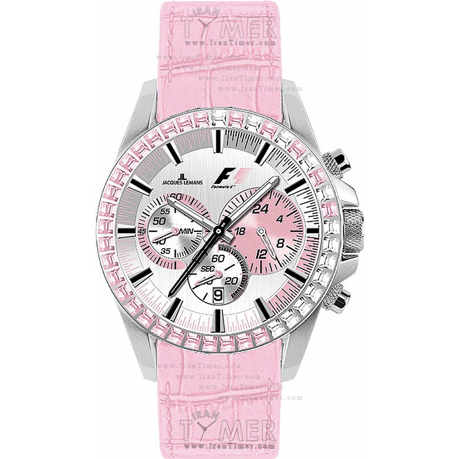 قیمت و خرید ساعت مچی زنانه ژاک لمن(JACQUES LEMANS) مدل F-5006P اسپرت | اورجینال و اصلی