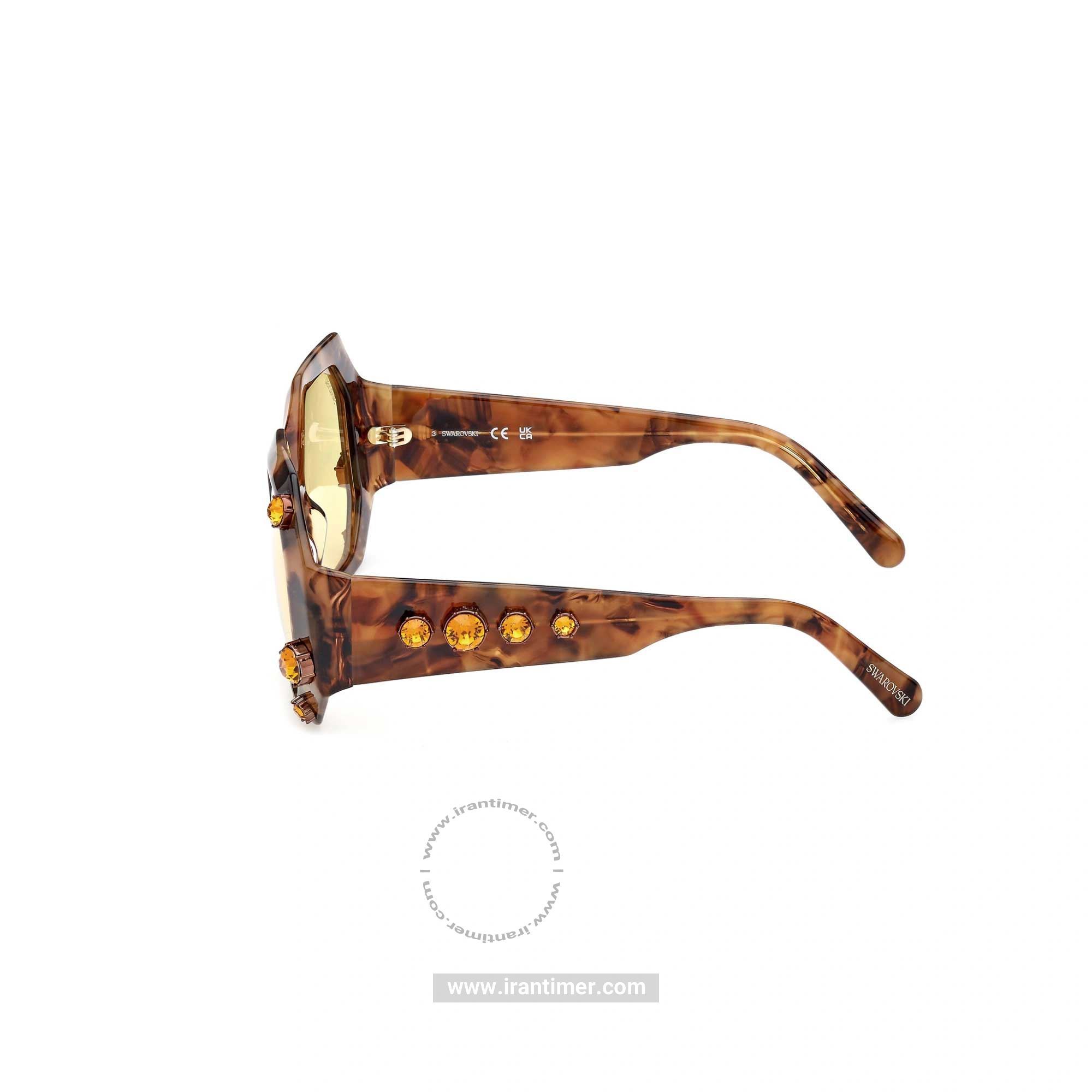 قیمت و خرید عینک آفتابی زنانه فشن (SWAROVSKI) مدل SK 0375 52G 53 | اورجینال و اصلی