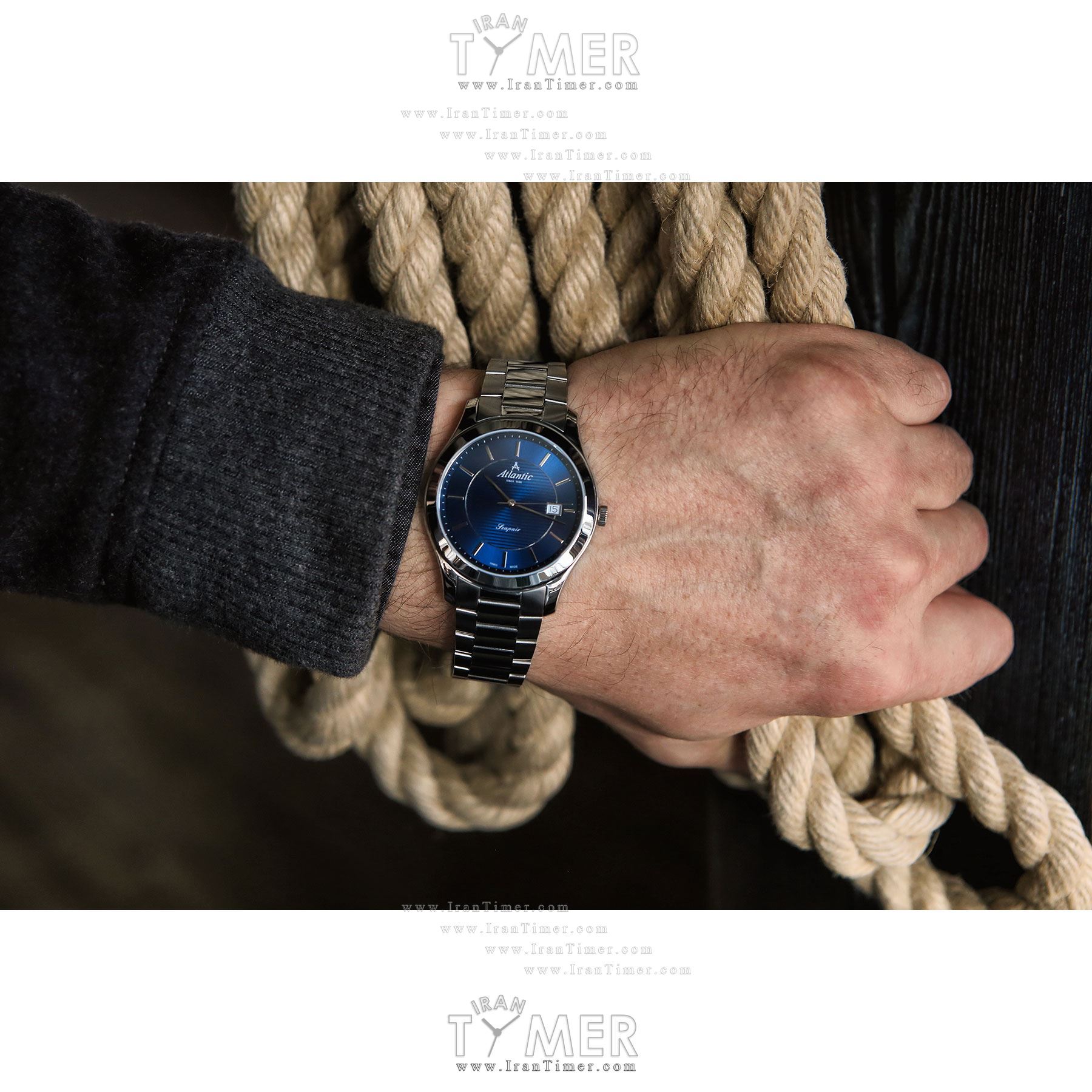 قیمت و خرید ساعت مچی مردانه آتلانتیک(ATLANTIC) مدل AC-60335.41.51 کلاسیک | اورجینال و اصلی