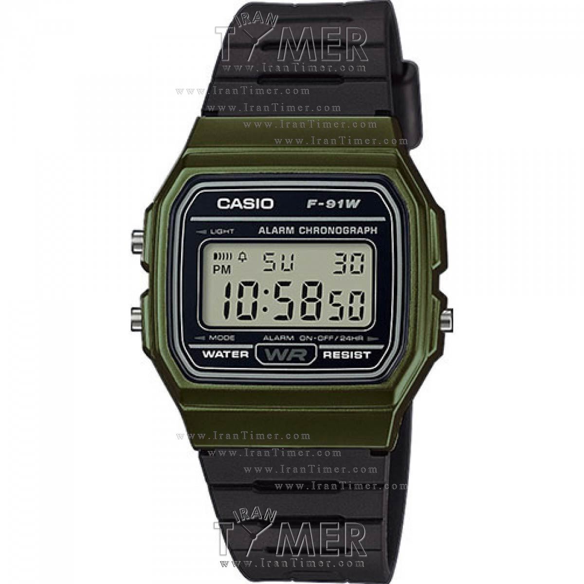 قیمت و خرید ساعت مچی مردانه زنانه کاسیو (CASIO) جنرال مدل F-91WM-3ADF اسپرت | اورجینال و اصلی