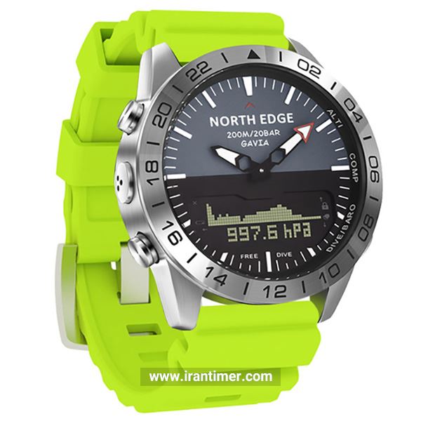 قیمت و خرید ساعت مچی مردانه نورث اج(North Edge) مدل GAVIA 2-1 Green اسپرت | اورجینال و اصلی