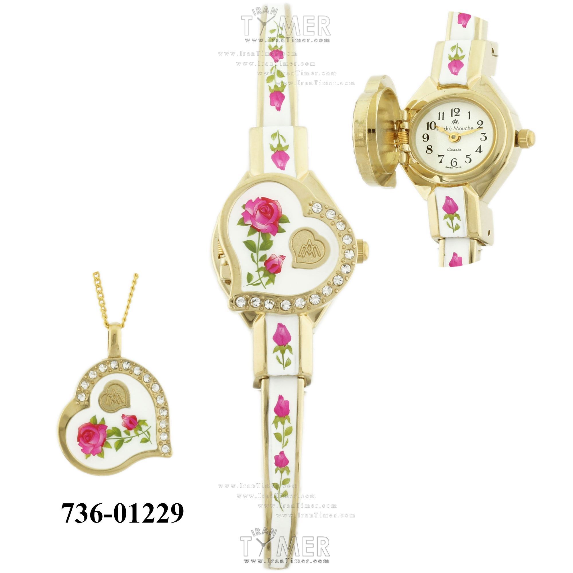 قیمت و خرید ساعت مچی زنانه آندره موشه(ANDREMOUCHE) مدل 036-01221 کلاسیک فشن | اورجینال و اصلی