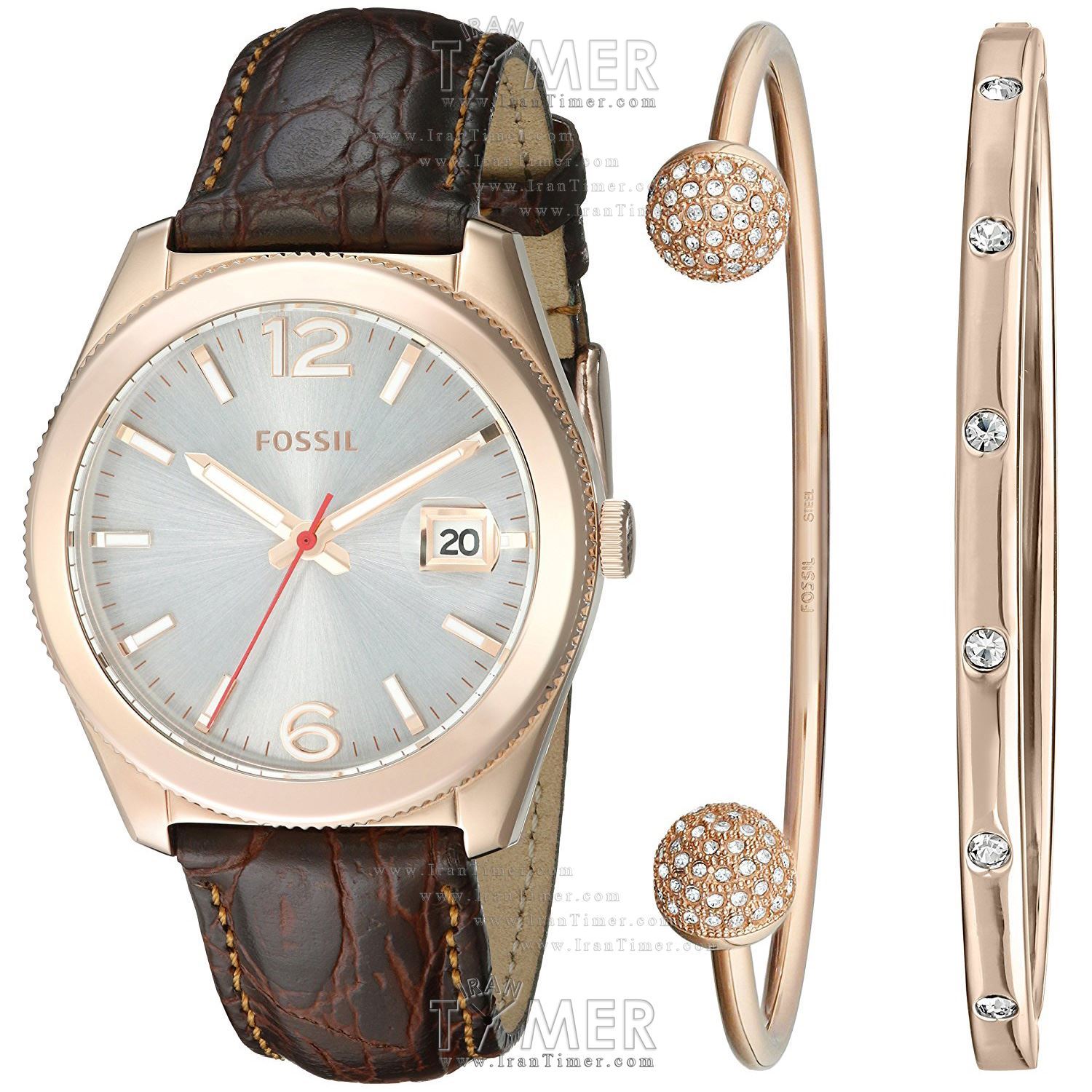 قیمت و خرید ساعت مچی زنانه فسیل(FOSSIL) مدل ES3770SET کلاسیک | اورجینال و اصلی