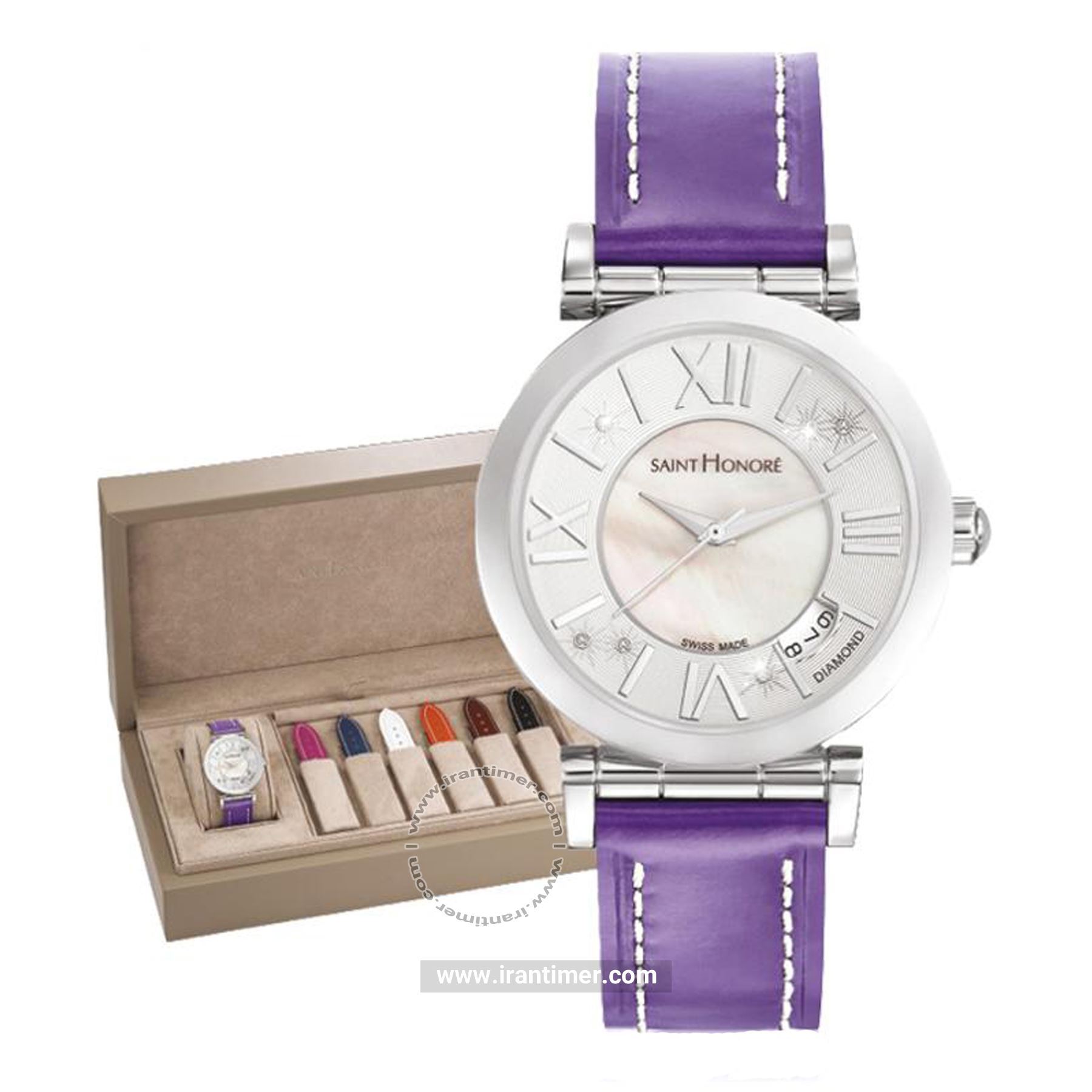 قیمت و خرید ساعت مچی زنانه سانتا نوره (SAINT HONORE) مدل 766465 1YRDN کلاسیک فشن | اورجینال و اصلی