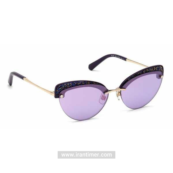 قیمت و خرید عینک آفتابی زنانه فشن (SWAROVSKI) مدل SK 0257 28G 57 | اورجینال و اصلی