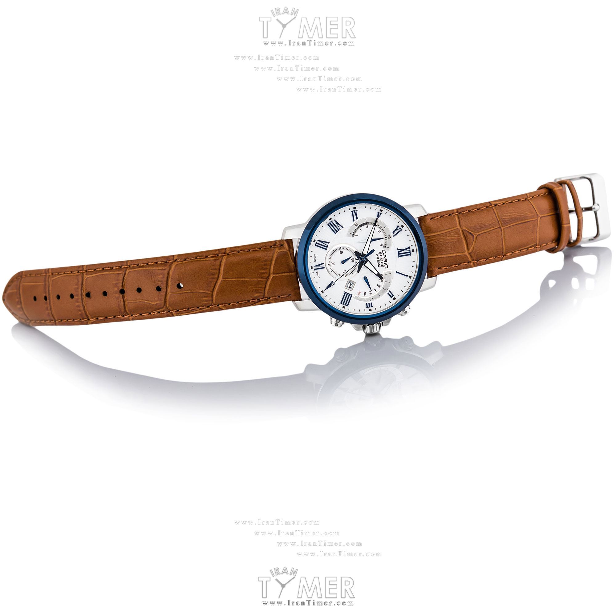 قیمت و خرید ساعت مچی مردانه کاسیو (CASIO) بی ساید مدل BEM-520BUL-7A2VDF کلاسیک | اورجینال و اصلی