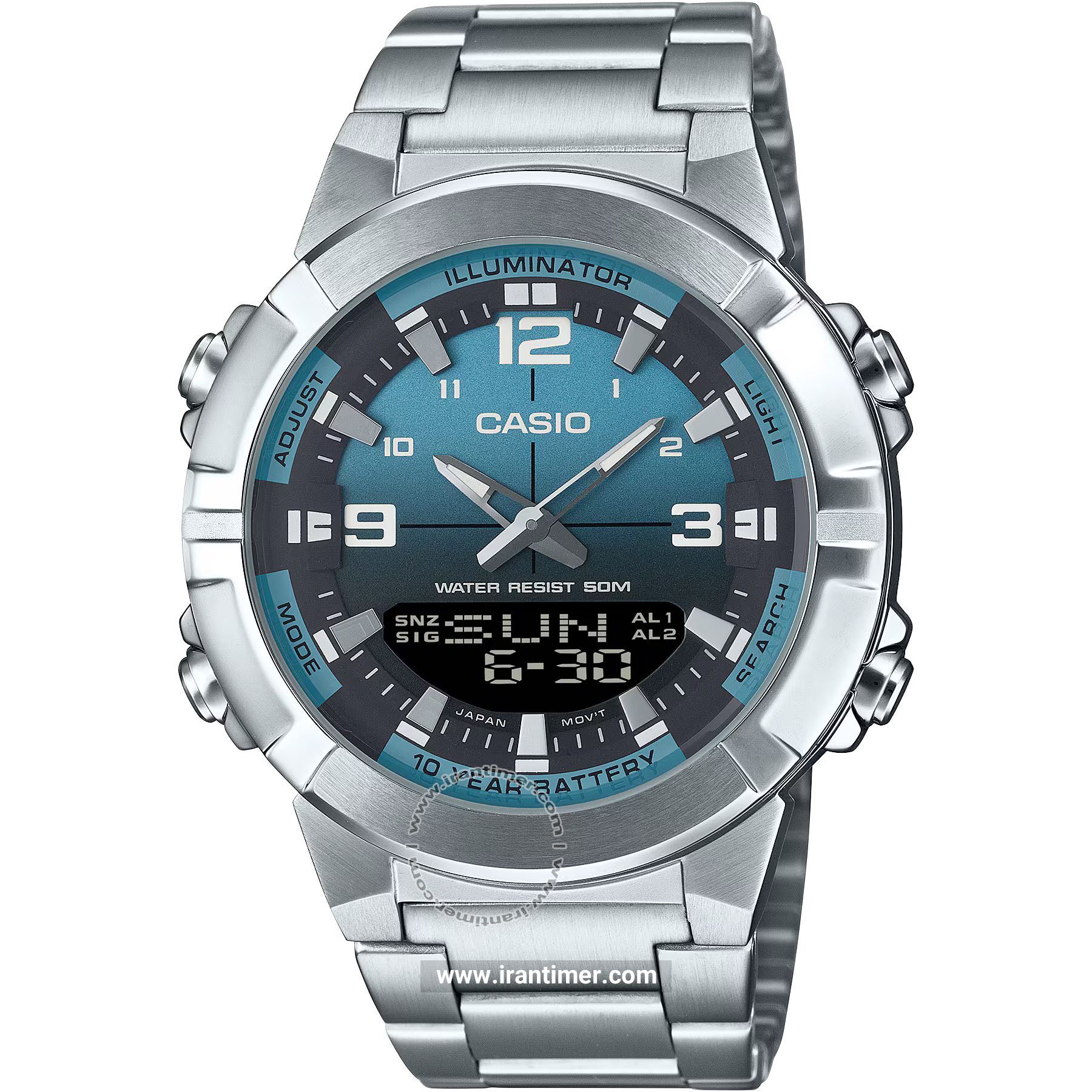 قیمت و خرید ساعت مچی مردانه کاسیو (CASIO) جنرال مدل AMW-870DA-2A2VDF کلاسیک | اورجینال و اصلی