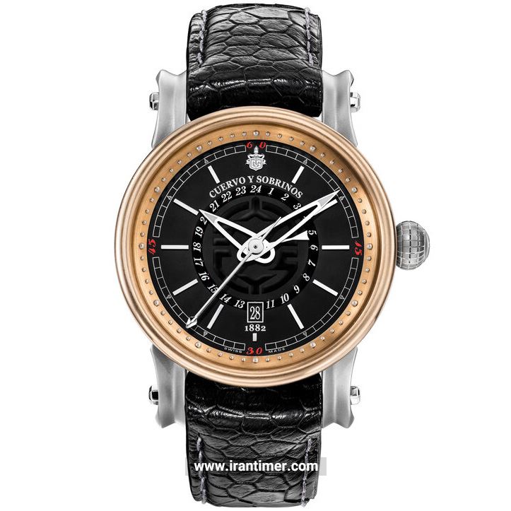 قیمت و خرید ساعت مچی مردانه کوئروی سابرینوس(Cuervo y Sobrinos) مدل 3052.5NGMT کلاسیک | اورجینال و اصلی