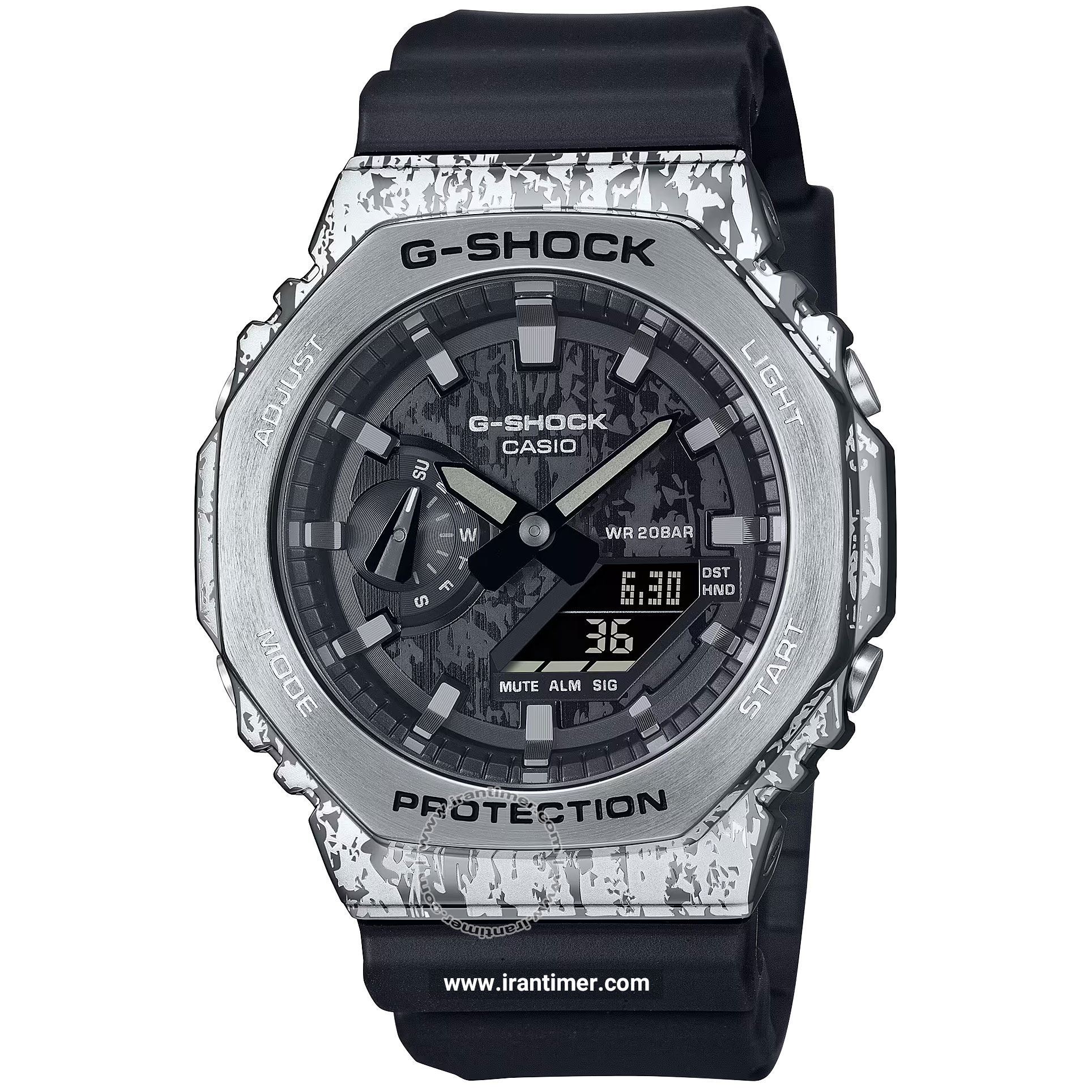 قیمت و خرید ساعت مچی مردانه کاسیو (CASIO) جی شاک مدل GM-2100GC-1ADR اسپرت | اورجینال و اصلی