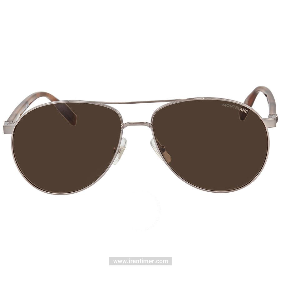 قیمت و خرید عینک آفتابی مردانه خلبانی (MONT BLANC) مدل MBS005400360 | اورجینال و اصلی